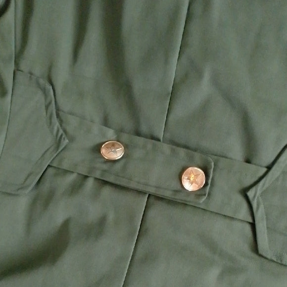 Vintage 60s-70s Chinese Extreme Cold Weather Double Breasted Military Overcoat