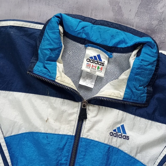 Vintage 90s Adidas Essential Windbreaker Jacket