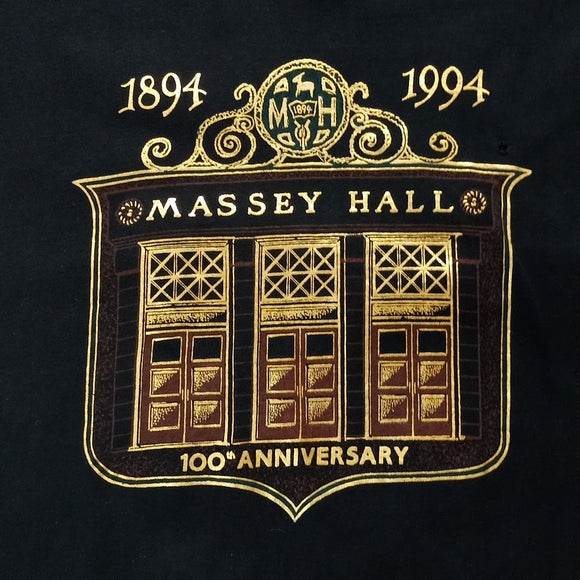Vintage 1994 Massey Hall Anniversary Graphic Single Stitch T-Shirt
