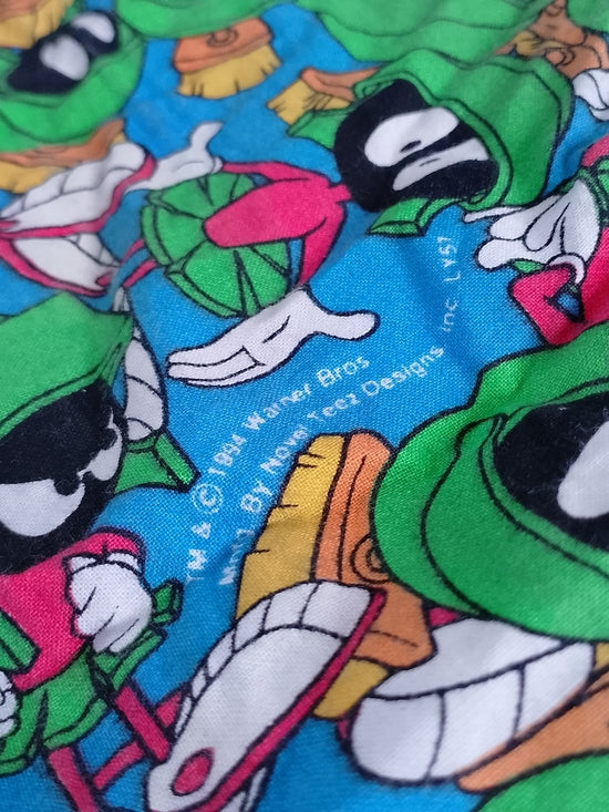 Vintage 1994 AOP Looney Tunes Marvin the Martian Booty Shorts