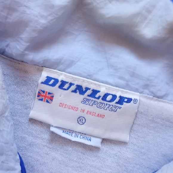 Vintage 90s Dunlop Funky Colour Block Windbreaker Track Suit Pants & Jacket