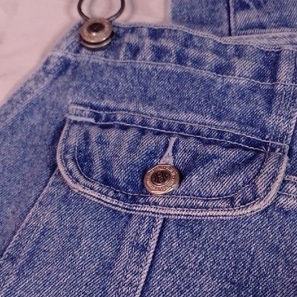 Vintage 90s NEVADA Blue Denim Overalls Workwear UNISEX