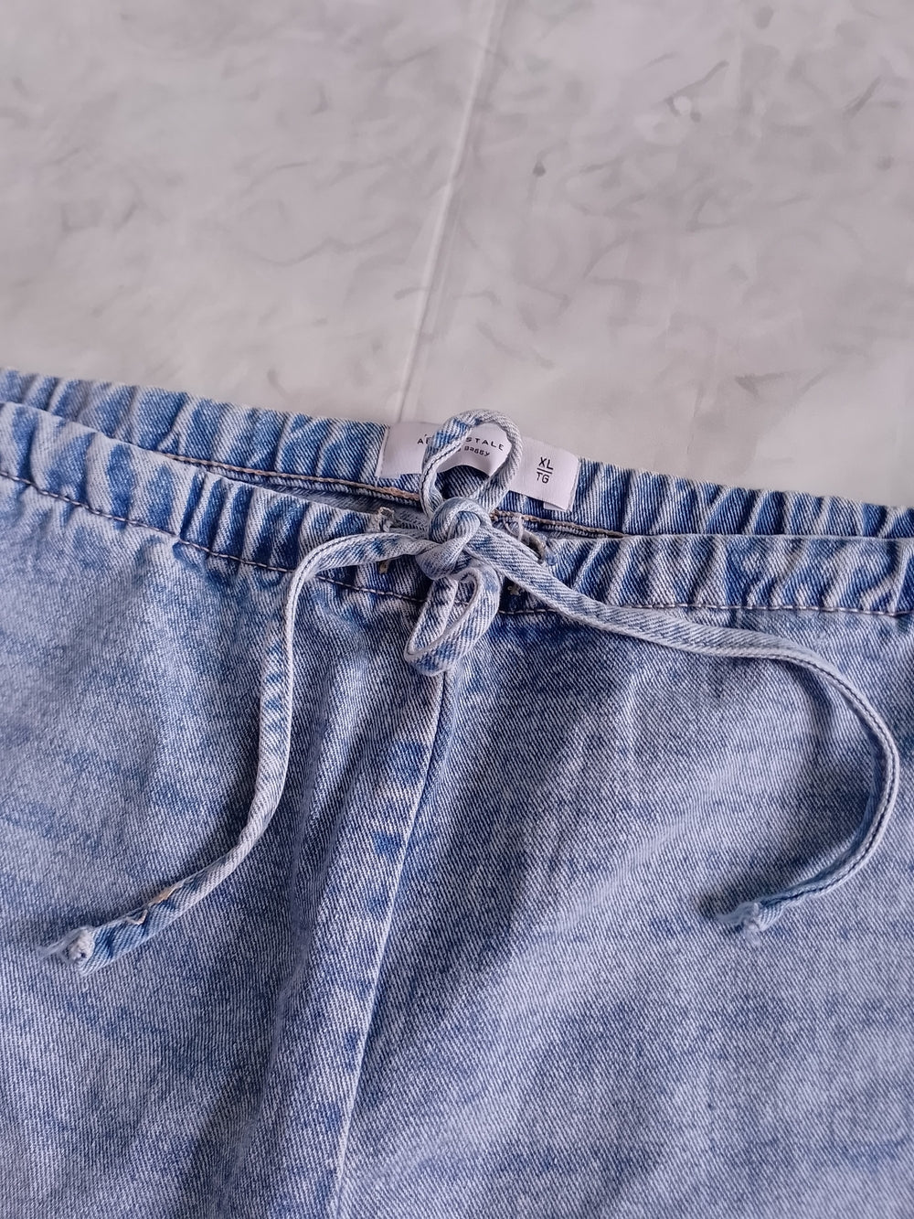 AEROPOSTALE Mid Rise Baggy Light Blue Denim Jeans