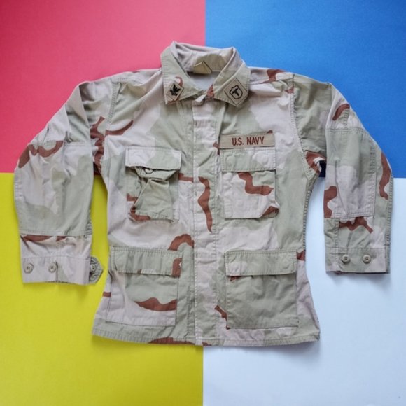 Women’s U.S. Navy Button-Up Jacket CAMOUFLAGE