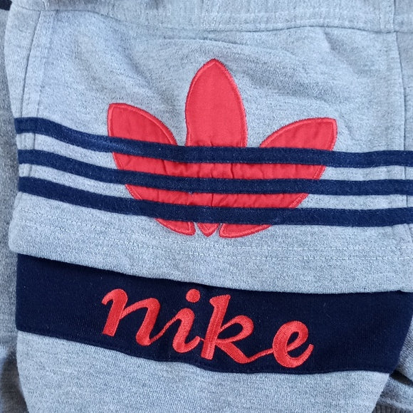 Vintage 90s Nike X Adidas Collab Eboreired Crewneck Sweater