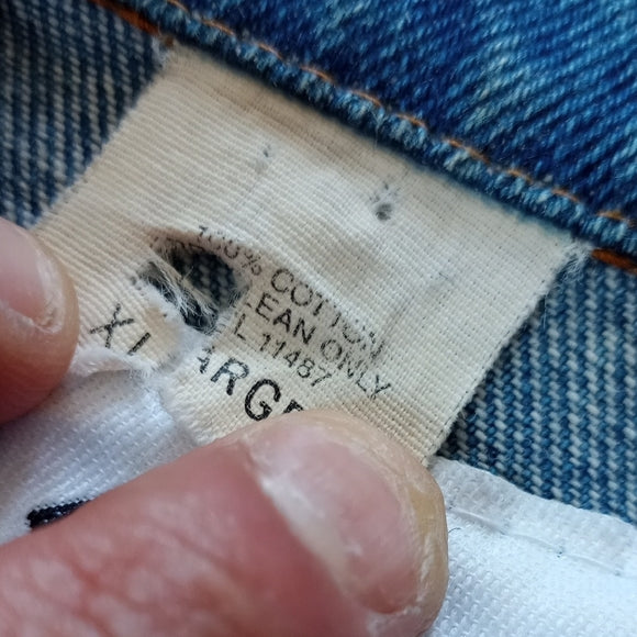 Vintage 90s Caesars Palace Denim Jacket