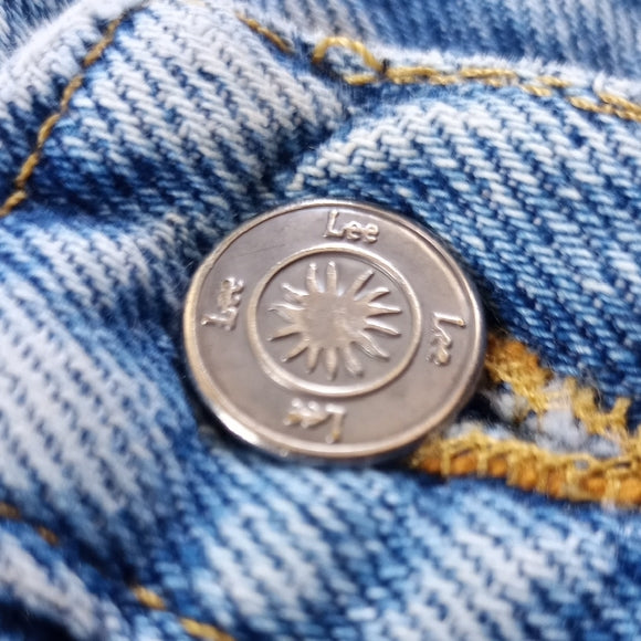 Vintage 1980s LEE Mom Denim Jeans Talon 42 Zipper
