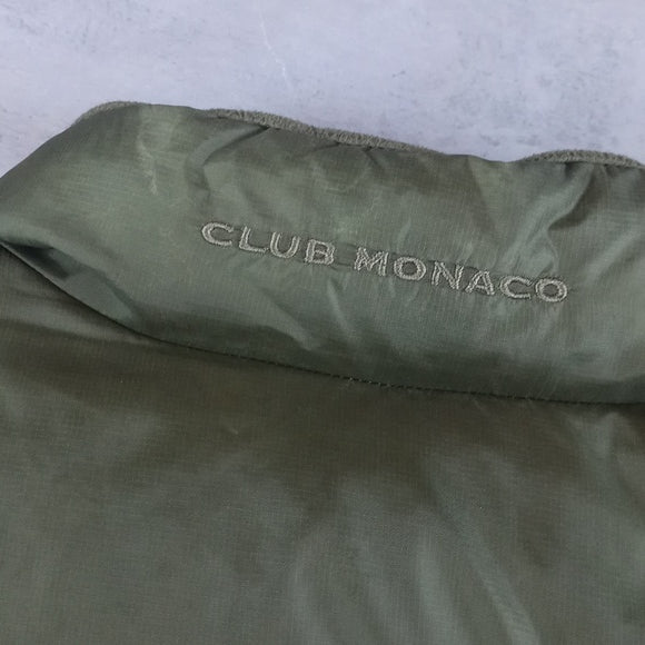 CLUB MONACO PUFFER JACKET DOWN GREEN UNISEX