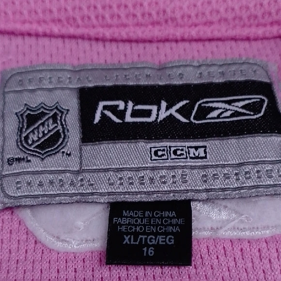OTTAWA SENATORS PINK NHL LICENSE HOCKEY JERSEY