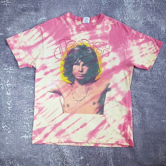 Vintage 1990s The Doors Tie Dye Single Stitch T-Shirt