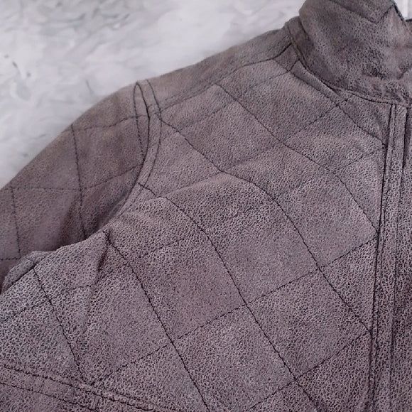 Danier Leather Quilted Moto Jacket