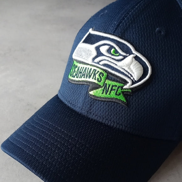 NWOT New Era Seattle Seahawks 2022 NFL Sideline Coaches Navy  39THIRTY Hat