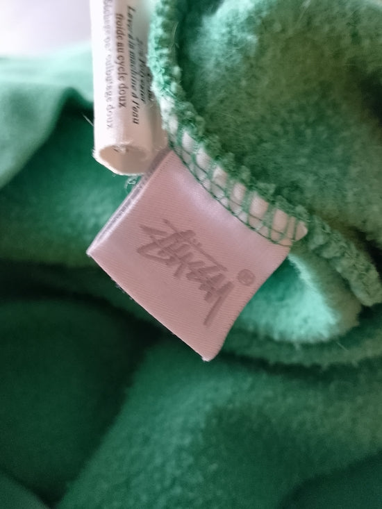 Stussy Men's Green Crewneck Sweatshirt