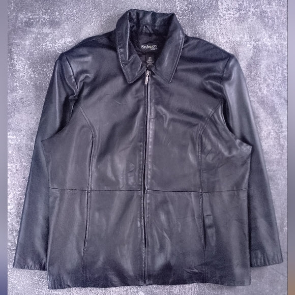 Vintage Leather Men's Midnight Jacket Style &amp; Co.