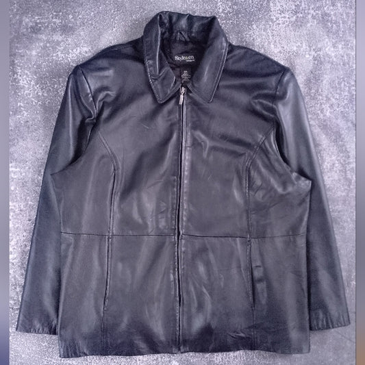 Vintage Leather Men's Midnight Jacket Style &amp; Co.