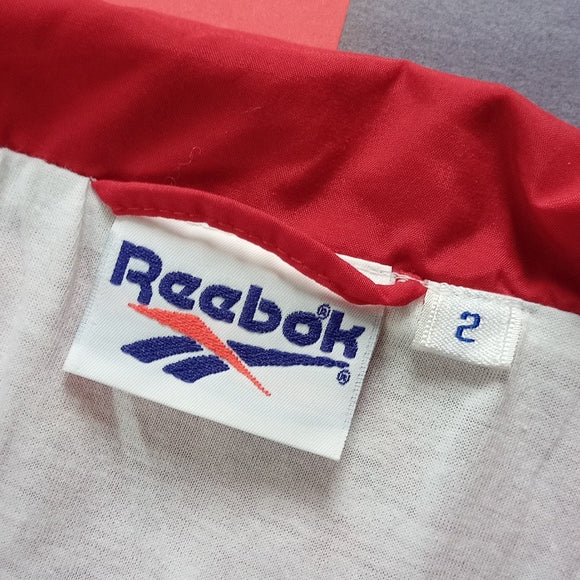 Vintage 90s Reebok Soccer Big Logo Windbreaker Jacket Unisex