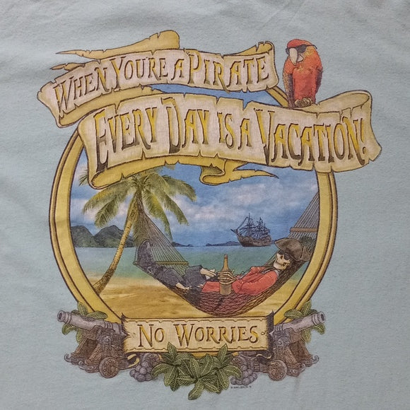 When You're A Pirate Everyday A Vacation Graphic T-Shirt Gulf Shores