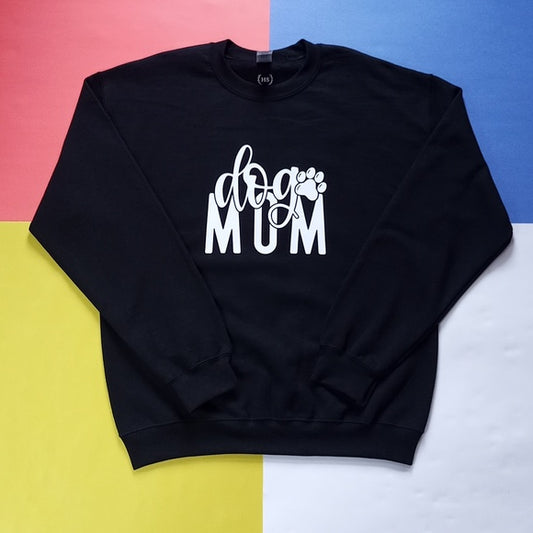 Dog MOM Graphic Crewneck Sweater UNISEX PAW