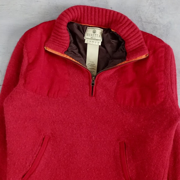 BERETTA Lambswool Quarter Zip Sweater HUNTING SHIRT