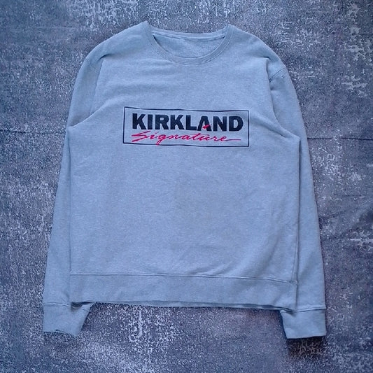 COSTCO Kirkland Signature Light Gray Crewneck Sweater