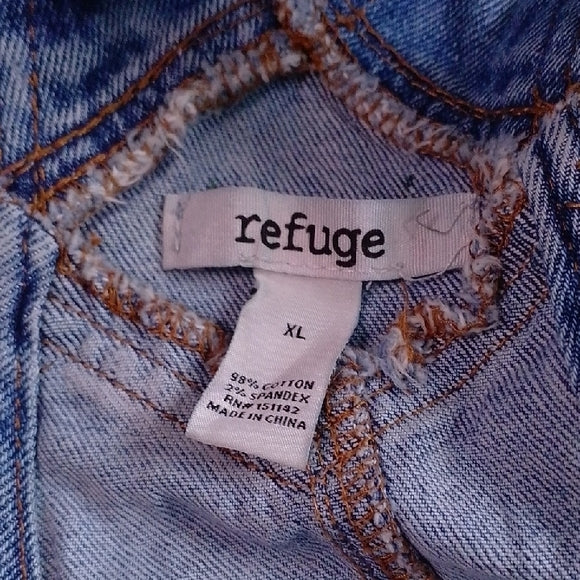 Stylish Modern Denim Overalls Workwear REFUGE