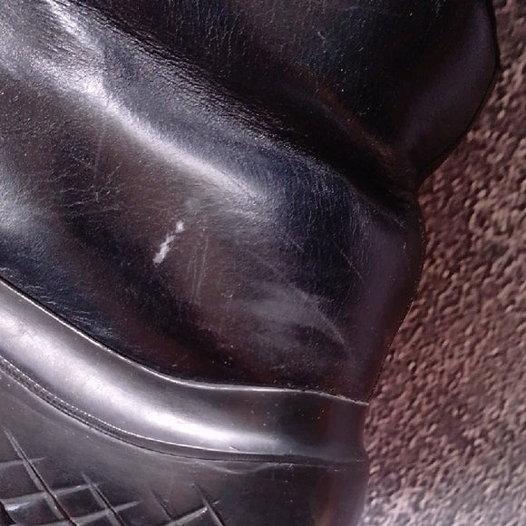 PRADA Men's Black Leather Boots 0825