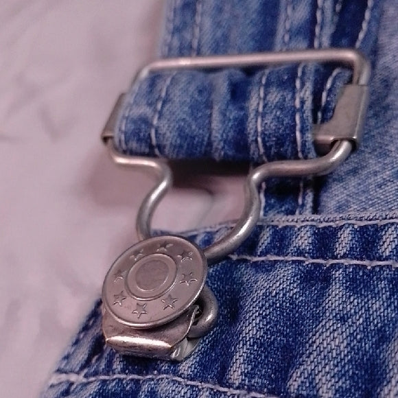 Vintage 90s GOWEST Denim Overalls Workwear