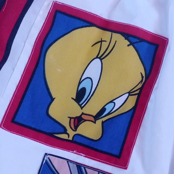 Vintage 1998 Looney Tunes Bugs Bunny Tweety Taz Bennygonia Custom Shorts UNISEX