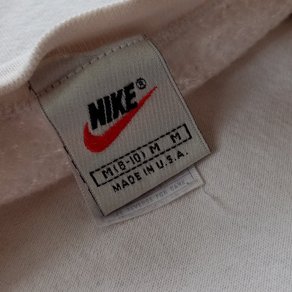 Vintage 90s White Nike Essential Crewneck Sweater