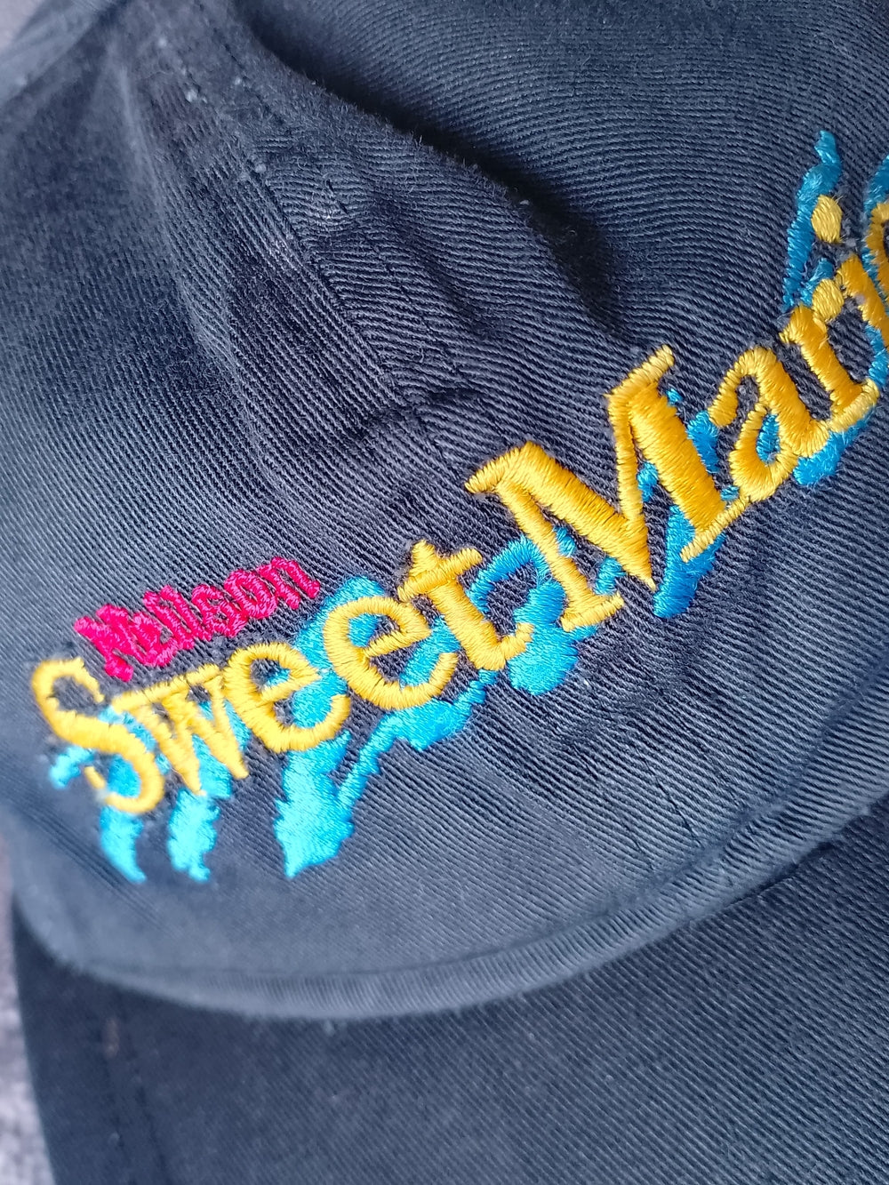 Vintage 90s Sweet Marie Embroidered Black Baseball Cap