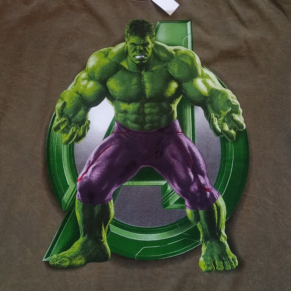 Official Marvel Hulk Avenger Big Print Graphic T-Shirt