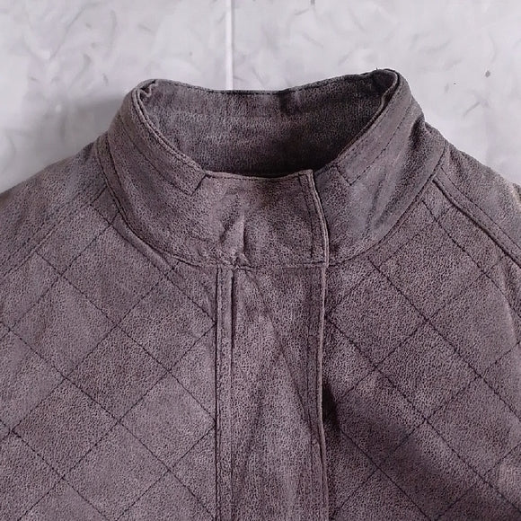 Danier Leather Quilted Moto Jacket