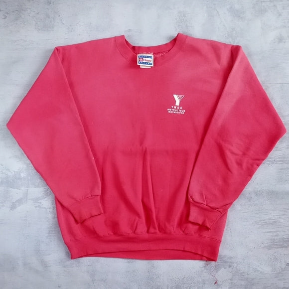 Vintage 90s YMCA Swimmer Instructor Hanes Crewneck Sweater