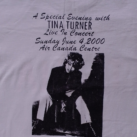 RARE VINTAGE 2000 Special Evening With TINA TURNER Air Canada Center Concert Tee