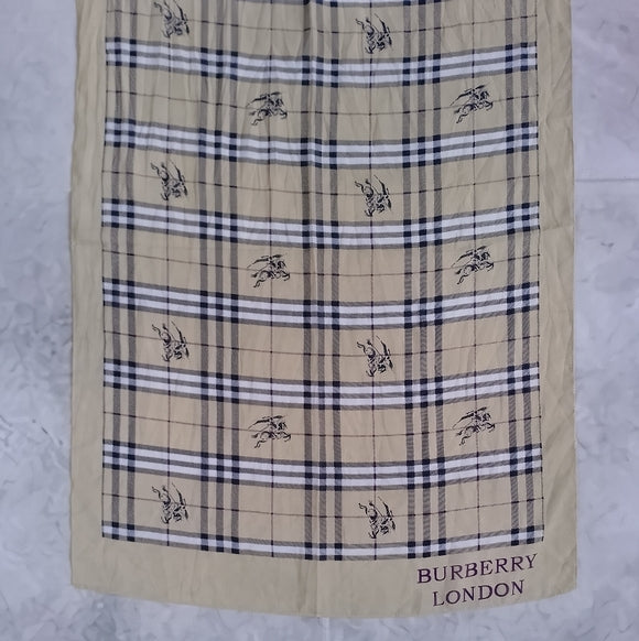 Burberry London Plaid Scarf Classic Nova Check 60” Designer Scarf