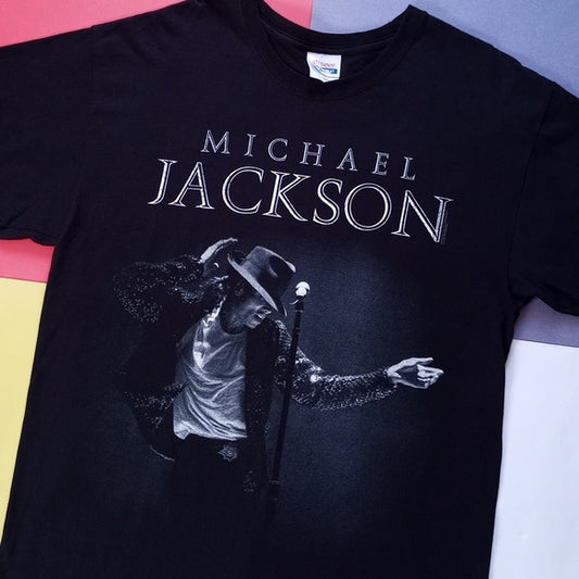 Michael Jackson Big Print Graphic T-Shirt