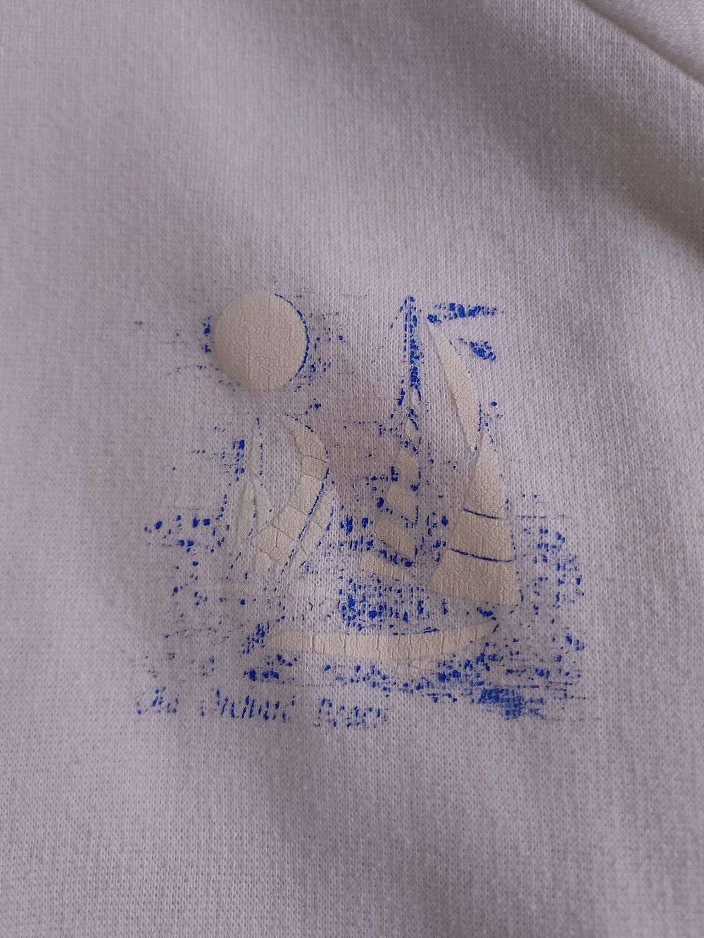 Vintage 90 Faded Sailboats Hoodie