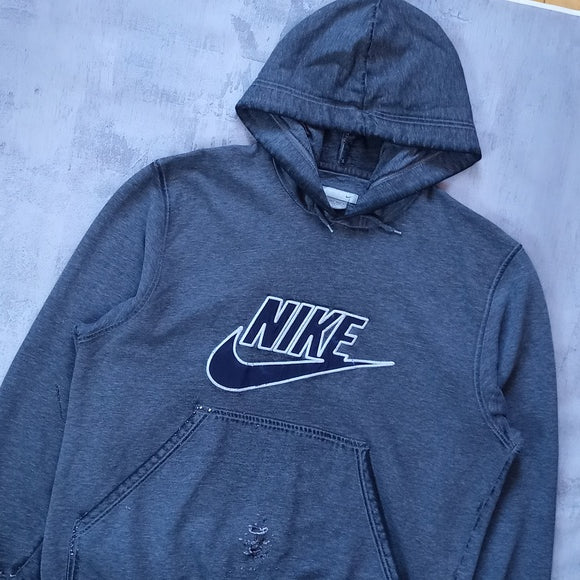Vintage Y2K Nike Logo Distressed Essential Pullover Hoodie