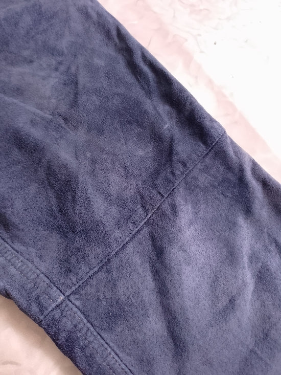Vintage Y2K Element Suede Blue Pants