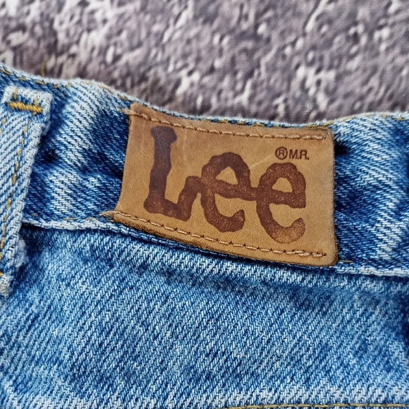 Vintage 1980s LEE Mom Denim Jeans Talon 42 Zipper