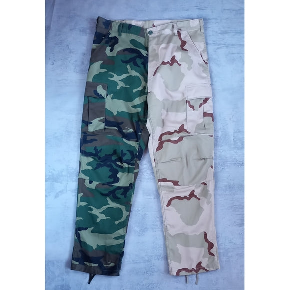 Camouflage Two Tone Military Cargo Pants ROTHCO BDU