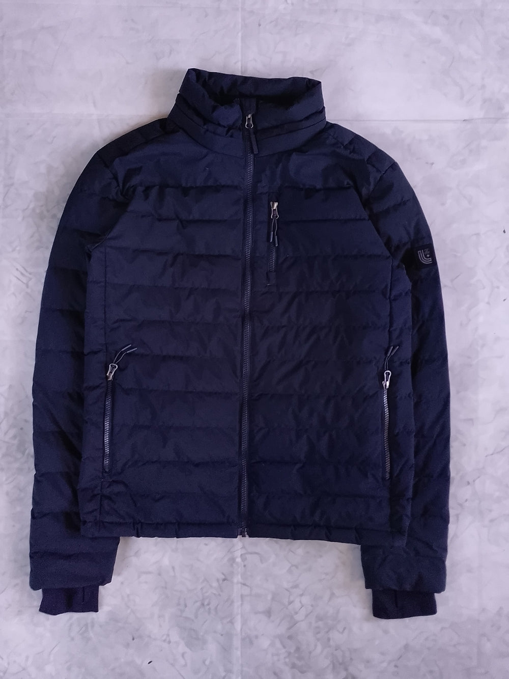 LOLE Quilted Puffer Down Jacket BLACK