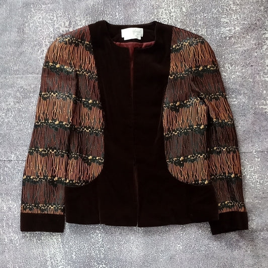 Vintage Elegant Multicolor Women's Jacket Irving Samuel