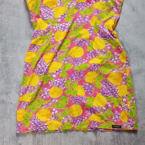 Vintage 90s GRAPES & PEACHES Print Dress