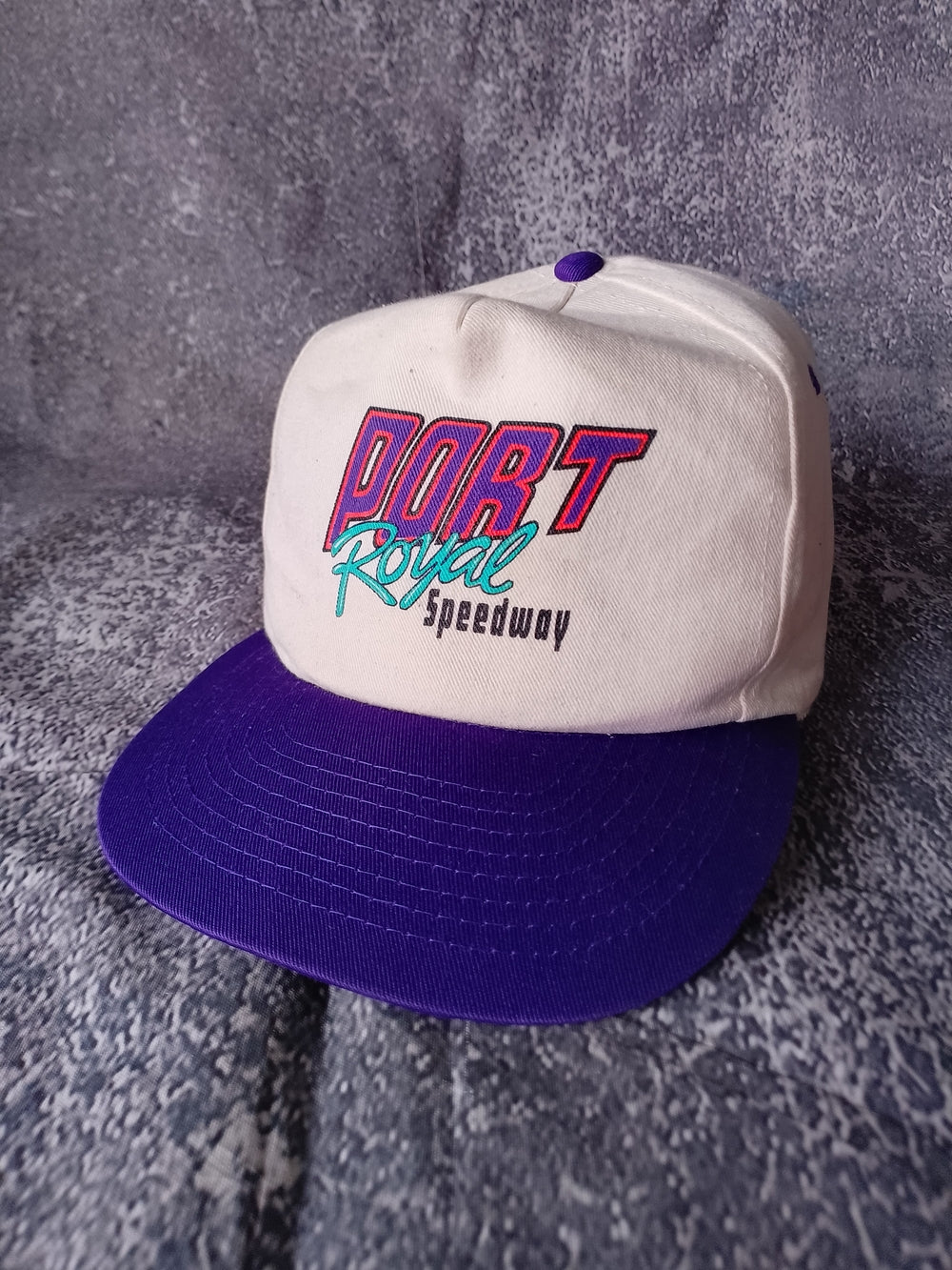 Vintage PORT ROYAL SPEEDWAY SNAP BACK HAT
