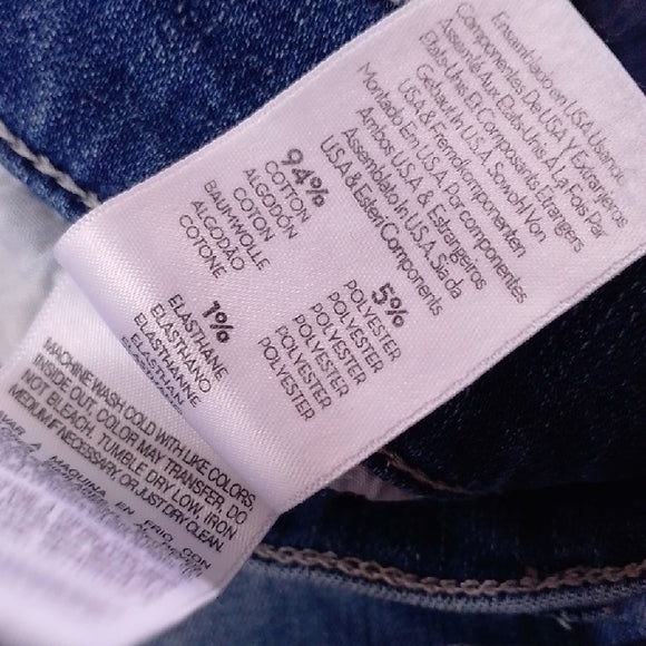 MOTHER JEANS THE MID RISE DAZZLER ANKLE STYLE# 1686-104 Wash: We The Animals