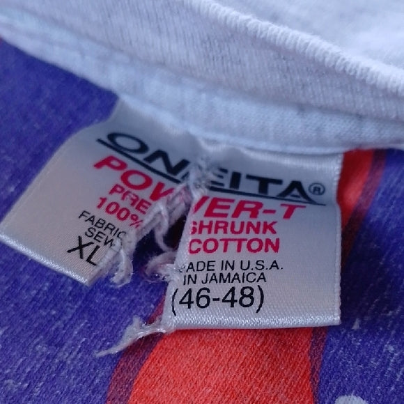VINTAGE 90s Daytona Beach, Florida Fish Tourist Single Stitch T-Shirt
