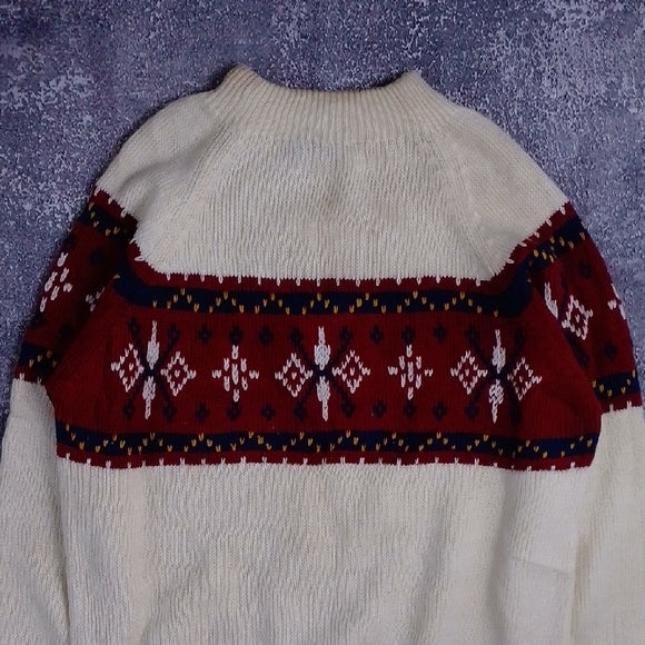 Vintage 90s JCPenney's Men’s Fair Isle Nordic Ski Sweater