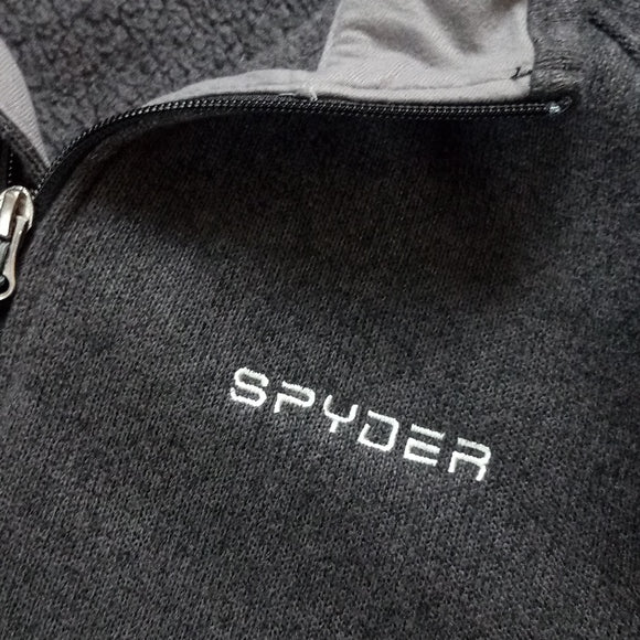 Spyder Patch Embroidered Zip-Up Sweater
