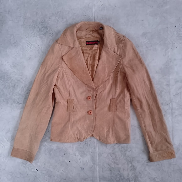 Vintage Leather Blazer Jacket